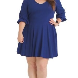 Modcloth Bishop Sleeve Knit DressPlu